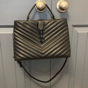 Black Quilted Handbag